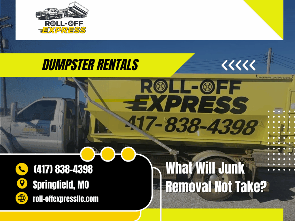 What Will Junk Removal Not Take