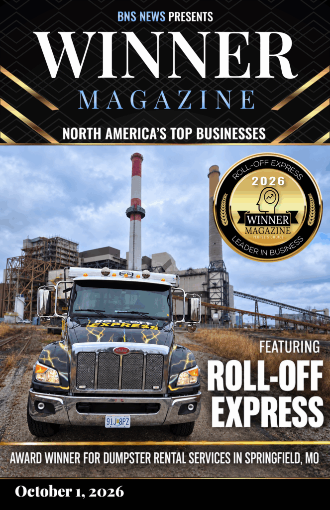 2026 Winner Cover for Roll-Off Express